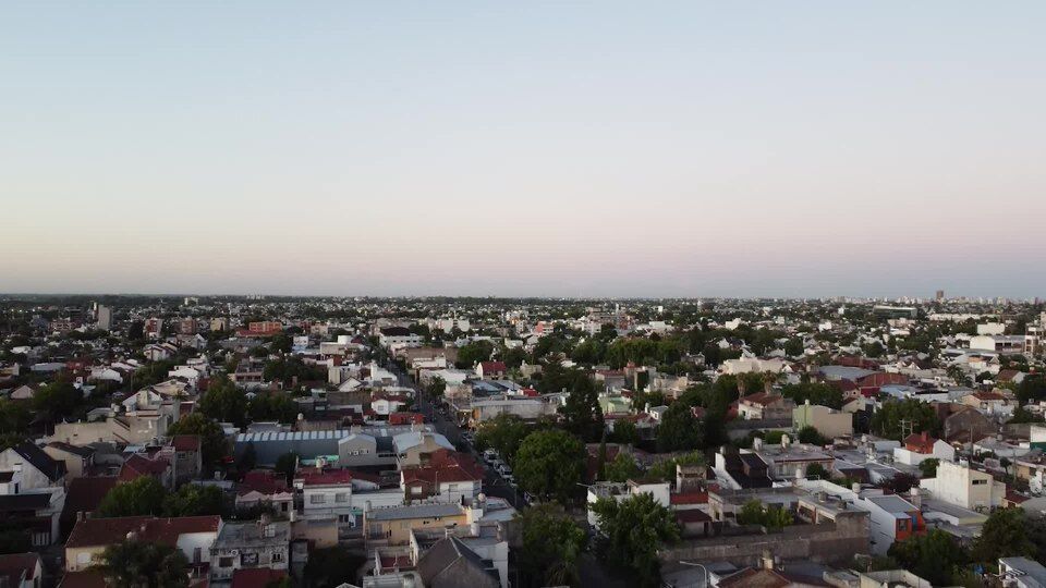 Vista aérea de la zona oeste del Gran Buenos Aires